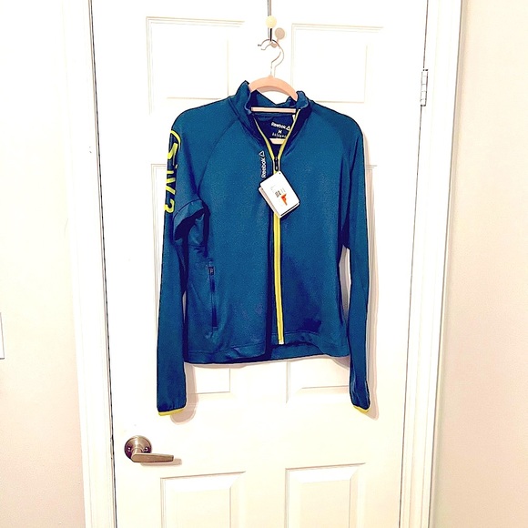 Ladies Reebok Slim Fit Training Jacket - Picture 3 of 9